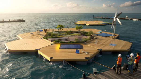 Revealed: The Floating Utopia Shielding Cities from Climate Disaster