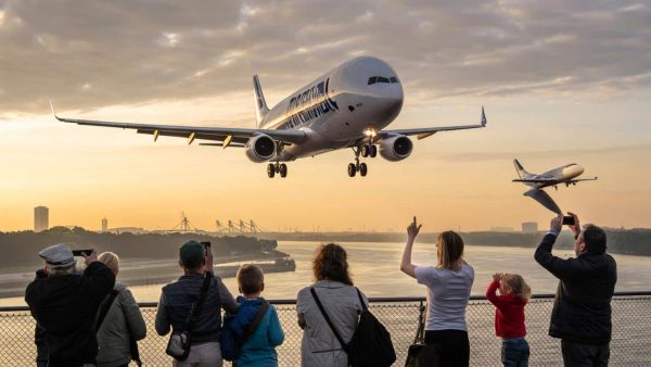 The Majestic Beluga Takes Its Final Flight: Bidding Farewell to an Airbus Icon Over Hamburg