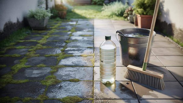 This 35-Cent Kitchen Staple Cleaned My Moss-Covered Patio in 1 Hour – No Power Washer Required