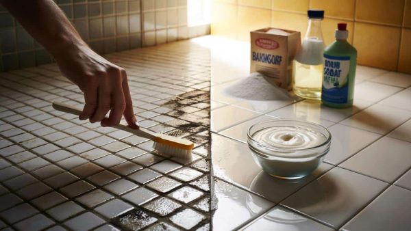 Shocking Bathroom Hack: 3 Ingredients Make Grout Look Brand New in 15 Minutes
