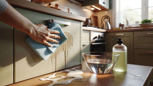 The Forgotten Liquid That Transforms Grimy Cabinets Into a Sparkling Showpiece