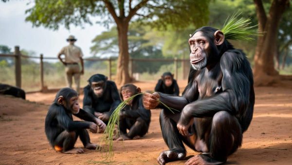The Shocking Secrets of Chimps: Ear Ornaments and Butt Grooming Revealed!